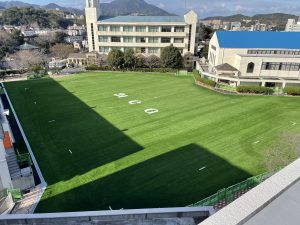 東筑紫学園高等学校　清水グランド人工芝